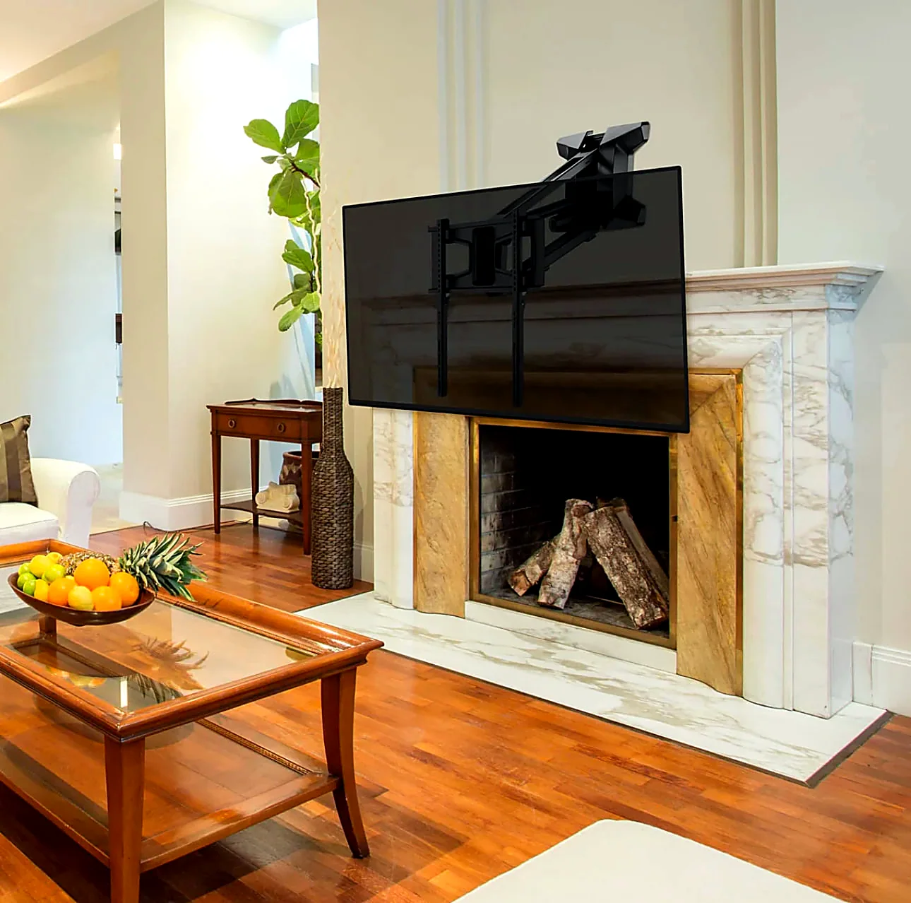 motorized mantel mount