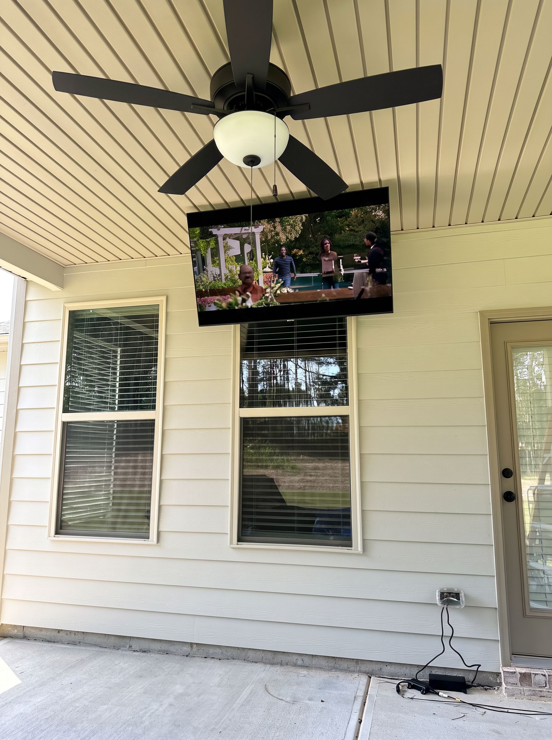 motorized ceiling tv mount